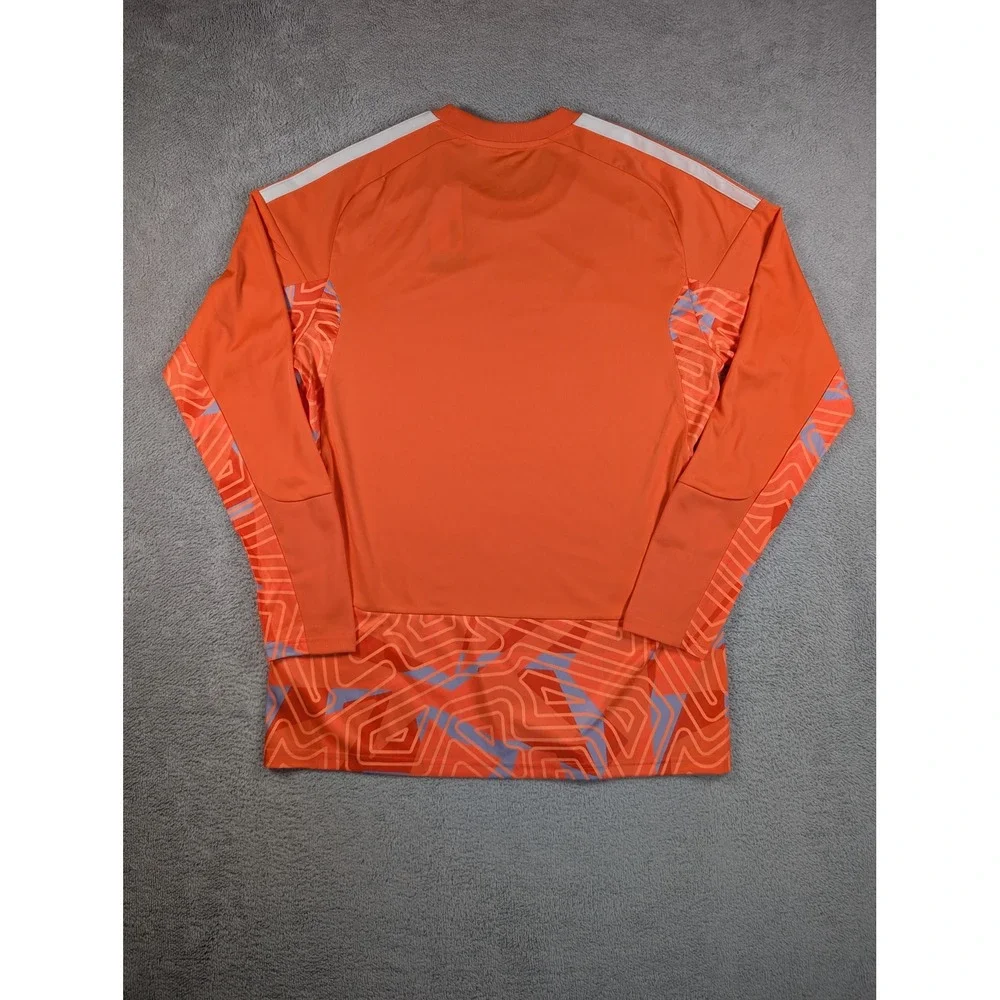 Adidas Tiro 23 Goalkeeper Jersey Mens Medium Orange Soccer Long Sleeve KB5248